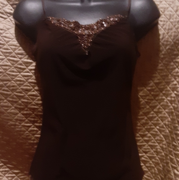 Super cute classy tank with bling - Picture 5 of 5